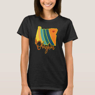 Camiseta Oregon State Pride Sunset I Love Oregon