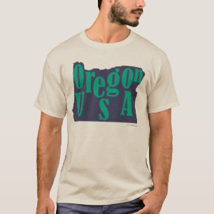 Camiseta Oregon USA Forma de viaje