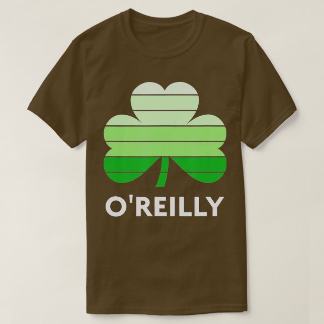 Camiseta O'Reilly Irish Family Name (Diseño del anverso)