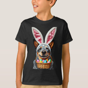Camiseta Oreja de conejo lindo perro de ganado australiano