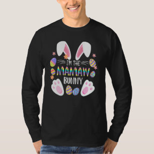 Camiseta Orejas de conejo lindo Soy el conejo mamaw que coi
