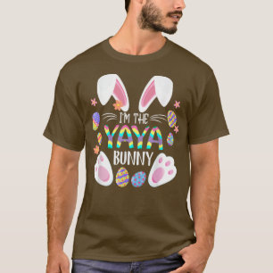 Camiseta Orejas de conejo lindo Soy el sabor de conejo yaya