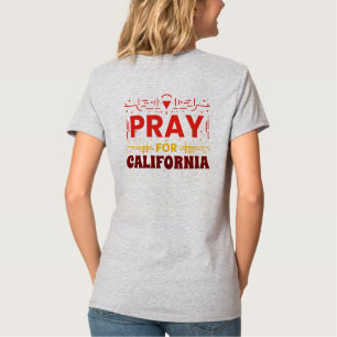 Camiseta Oremos por CALIFORNIA: Juntos en Oración por CA