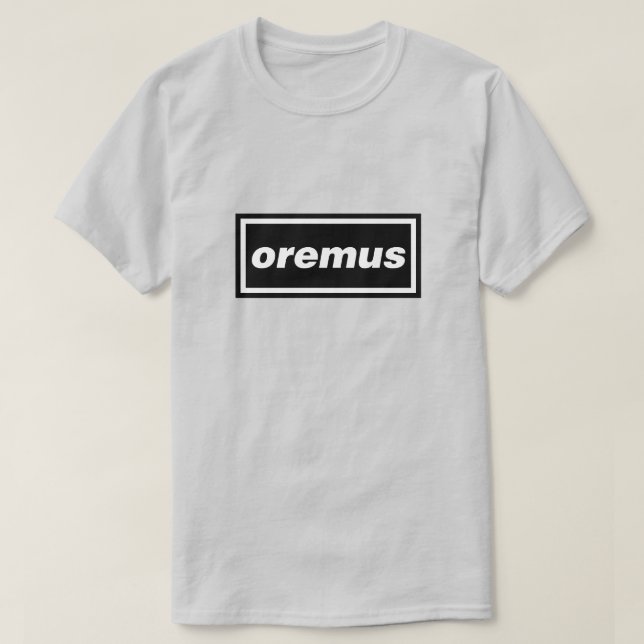 Camiseta Oremus (Diseño del anverso)