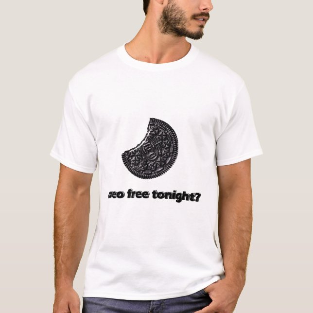 Camiseta ¿Oreo libre esta noche? (Anverso)