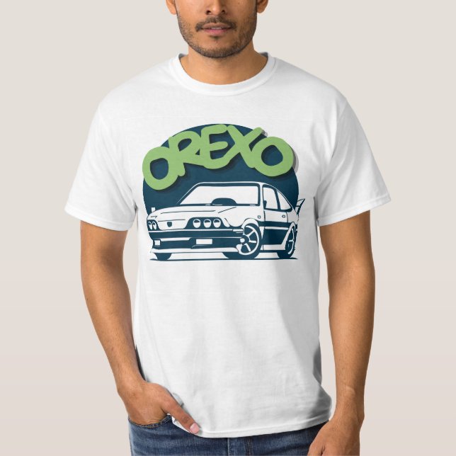 Camiseta OREXO "Backdrive" Minimal Street Tee (Anverso)