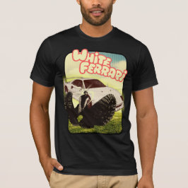 Camiseta OREXO // Ferrari blanco '99 (negro)