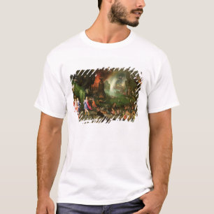 Camiseta Orfeo con una arpa que juega a Plutón