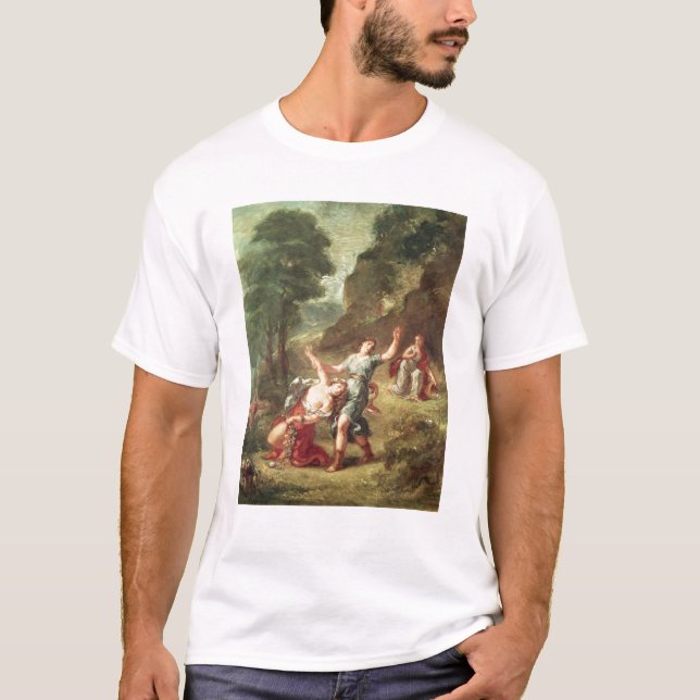 Camiseta Orfeo y Eurydice, primavera (Anverso)