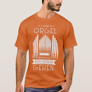 Camiseta Orgán de la llamada del órgano del jugador Iglesia