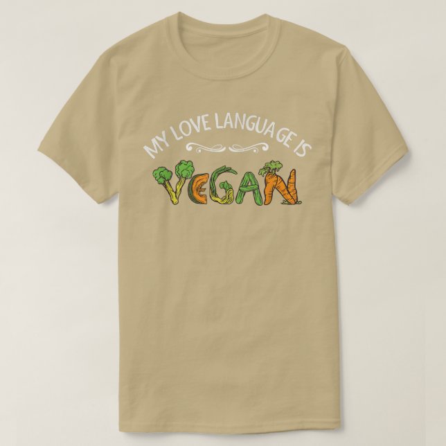 Camiseta Organic Food  Plant Based  Vegetarian  Vegetables  (Diseño del anverso)