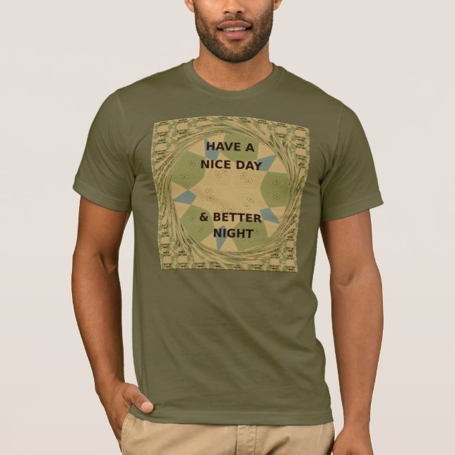 Camiseta orgánica de canvas de Bella para hombres  (Anverso)