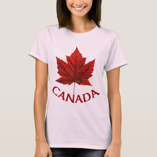 Camiseta orgánica de la hoja de arce de Canadá par (Anverso)