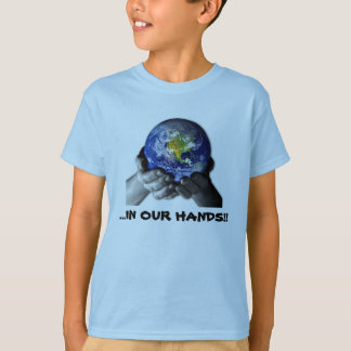 CAMISETA ORGÁNICA DE LÁGRIMAS PARA NIÑOS - MANOS D