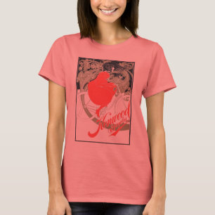 Camiseta orgánica de Nouveau del arte de las