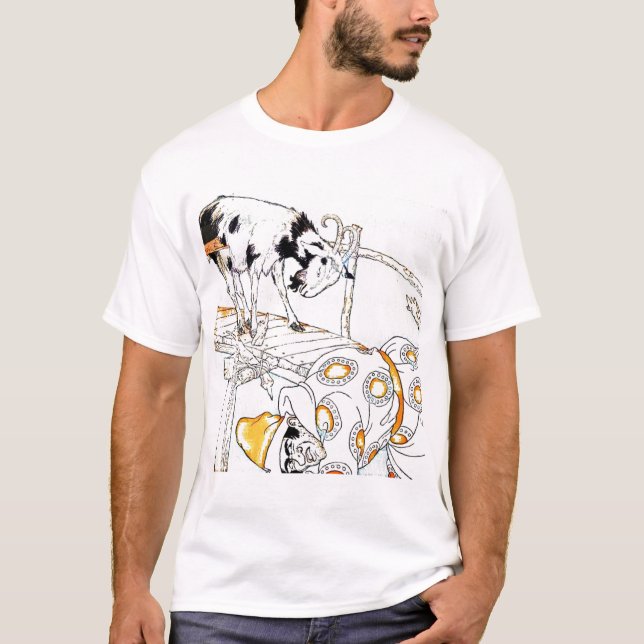Camiseta orgánica de tres de Billy niños rudos de (Anverso)