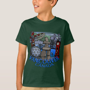 Camiseta orgánica de Vancouver para niños de Vanco
