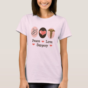 Camiseta orgánica del cirujano de la cirugía del