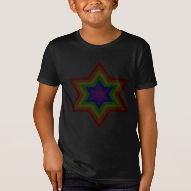 Camiseta orgánica para niños de Burst™ (Anverso)
