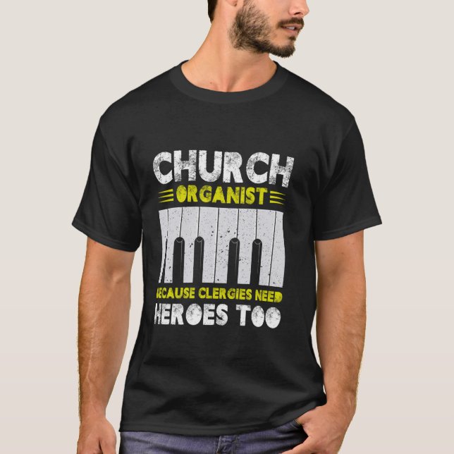 Camiseta Orgánico de la Iglesia porque las erogías también  (Anverso)