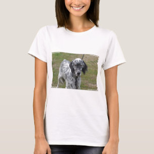 Camiseta Organismo inglés blanco y negro adorable