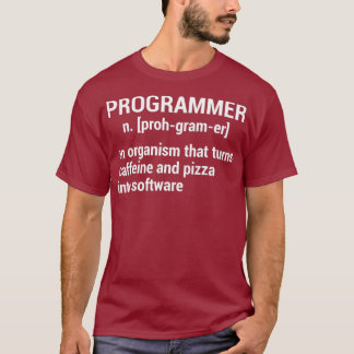 Camiseta Organismos programadores convierten a Caffeine Piz