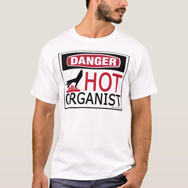 Camiseta Organista caliente (Anverso)