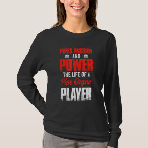 Camiseta Organista de tubos Instrumentos Órgano de iglesia