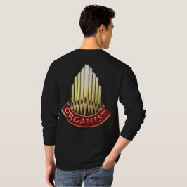 Camiseta Organista de Tubos Logo Delantero y Trasero Manga 