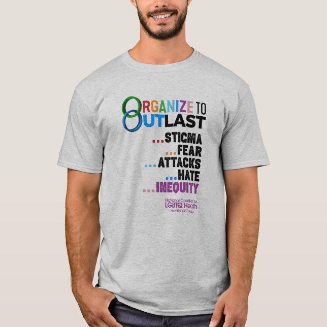 Camiseta Organiza para Resistir (Anverso)