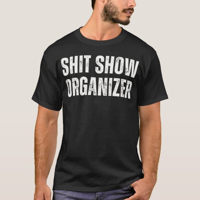 Camiseta organizador de espectáculo divertido amigo lindo S (Anverso)