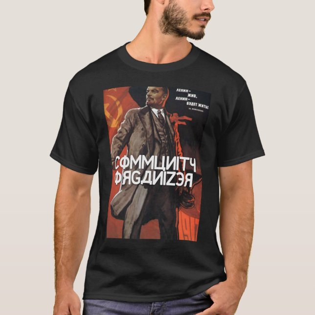 Camiseta Organizador de la comunidad - Lenin en Rusia (Anverso)
