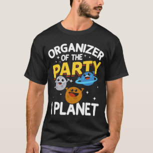 Camiseta Organizador Del Nacimiento De Ciencia Espacial Fie