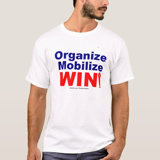 CAMISETA ¡ORGANIZAR-MOVILIZAR-TRIUNFO! (Anverso)