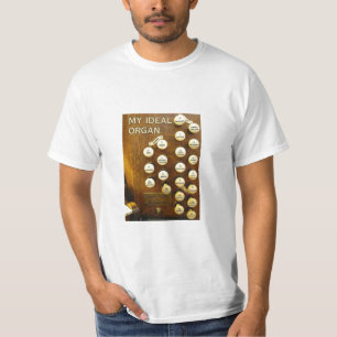 Camiseta órgano