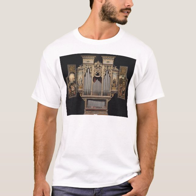 Camiseta Órgano de coro con los paneles abiertos (Anverso)