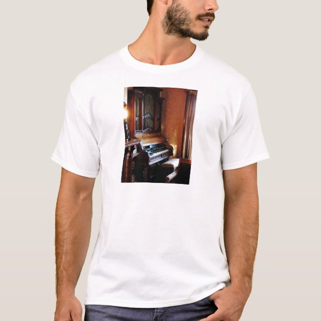 Camiseta Órgano en sala de estar (Anverso)