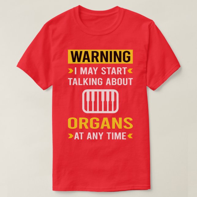 Camiseta Órganos de advertencia (Diseño del anverso)