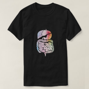 Camiseta Órganos internos humanos Sistema digestivo de arte