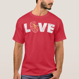 Camiseta Órganos renales Amor Nefrología