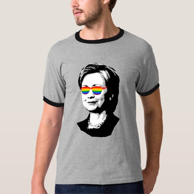 Camiseta Orgullo 2016 de Hillary Clinton - LGBT - (Anverso)