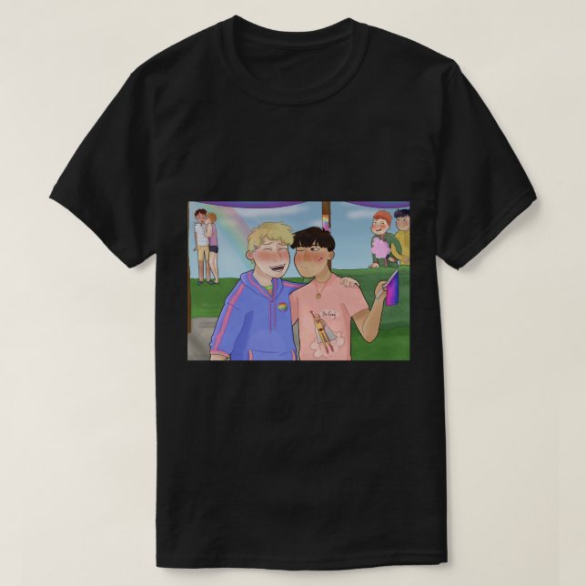 Camiseta Orgullo 2019 Mob Psycho 100 (Diseño del anverso)