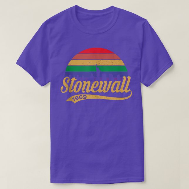 Camiseta Orgullo 50 Aniversario Stonewall 1969 fue un motín (Diseño del anverso)