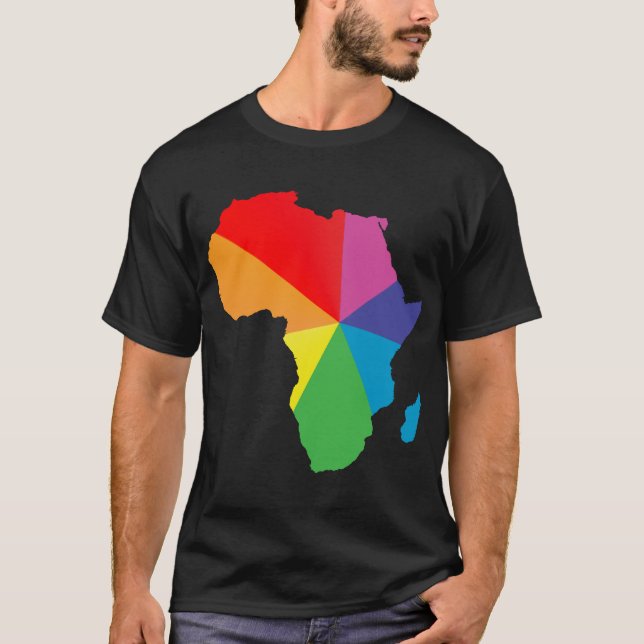 Camiseta orgullo africano. (Anverso)