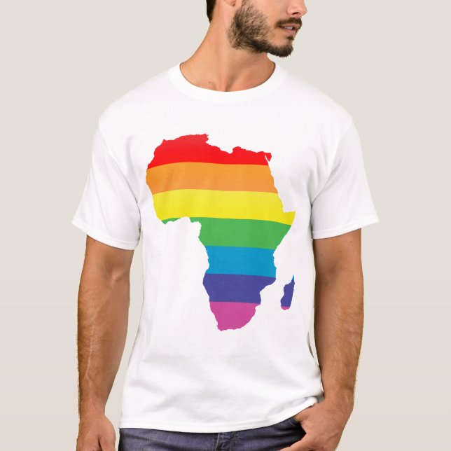 Camiseta orgullo africano. (Anverso)
