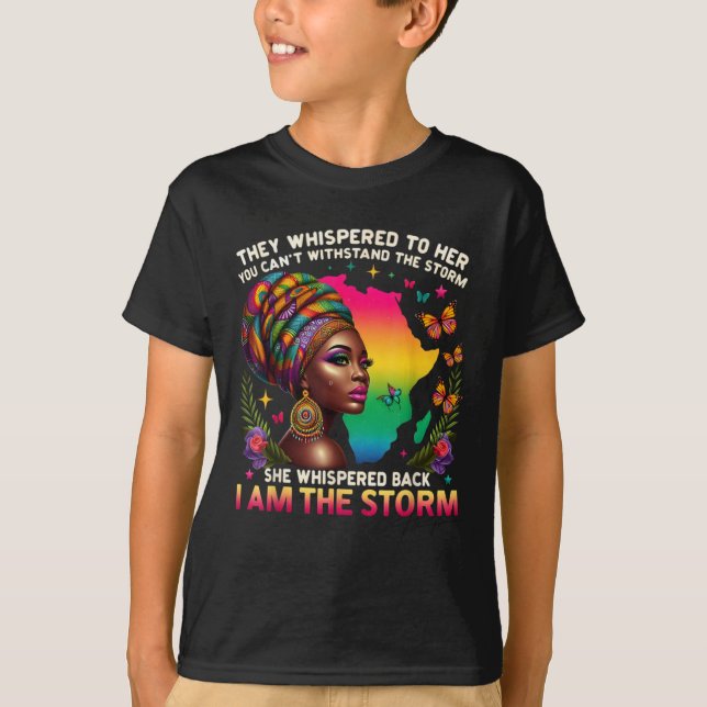 Camiseta Orgullo africano-americano de orgullo negro histor (Anverso)