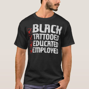 Camiseta Orgullo Afro-Americano de Mujeres Regalo Histo Neg