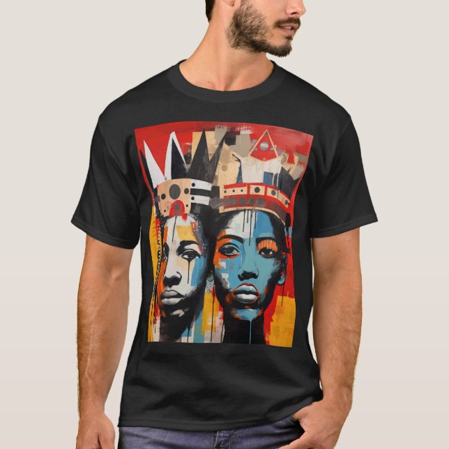 Camiseta Orgullo afroamericano de la historia negra (Anverso)