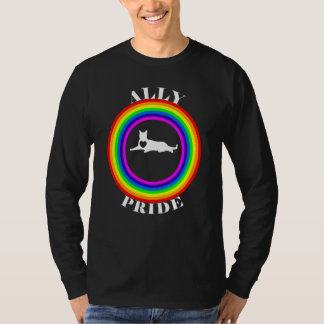 Camiseta Orgullo Aliado de Igualdad LGBTQ Arcoíris Lesbiana