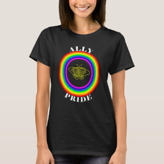 Camiseta Orgullo Aliado de Igualdad LGBTQ Arcoíris Lesbiana